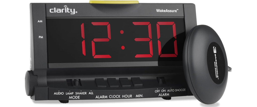 Clarity Wake Assure vibrating alarm clock